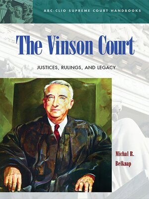 cover image of The Vinson Court